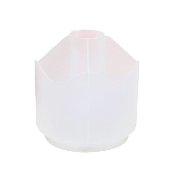 Slhenay Plastic 6-Compartment 360-Degree Rotating Pen Organizer Desk Caddy