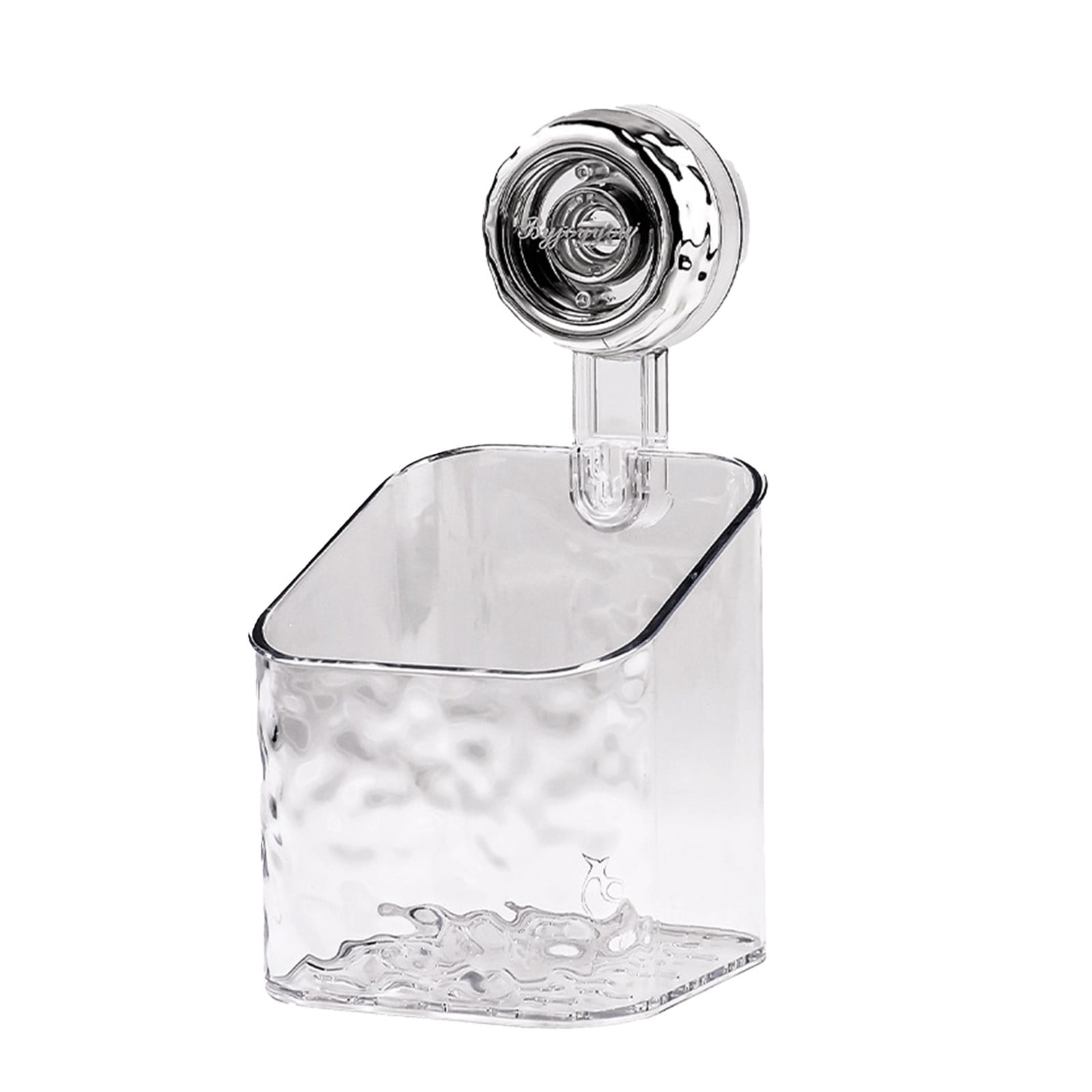 Slhenay Shower Caddy Suction Cup Clear Bathroom Shower Organizer Strong