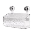 thumbnail image 1 of Slhenay Shower Caddy Suction Cup Clear Bathroom Shower Organizer Strong Suction Shower Shelves Storage Basket for Bathroom Inside Shower (Clear Basket), Large, 1 of 6