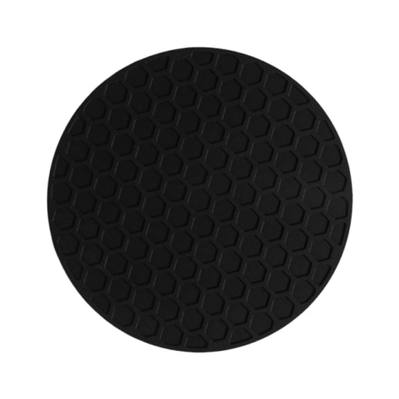 Slhenay Silicone Trivet Mats Set of 5, 3.93 In Round Non-Slip Heat Resistant Multipurpose Kitchen Table Coaster for Water Glasses Teacup Coffee Cup Dishes