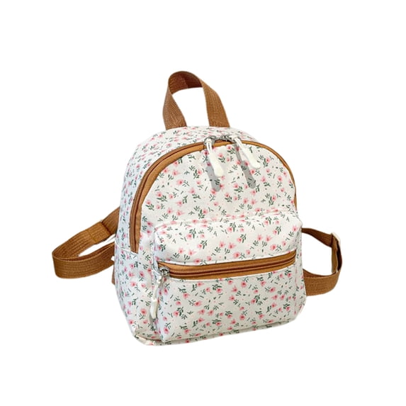 Slhenay Small Backpack, Polyester Mini Backpack Purse Cute Bags for Women, Exquisite and Durable Fashion Casual Daypack Coffee