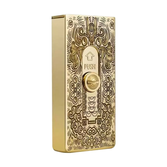 Slhenay Vintage Trench Lighter, Kerosene Fluid Refillable Antique Wick Lighters, Soft Flame Art Carving Lighters Gift for Men Dad (C)