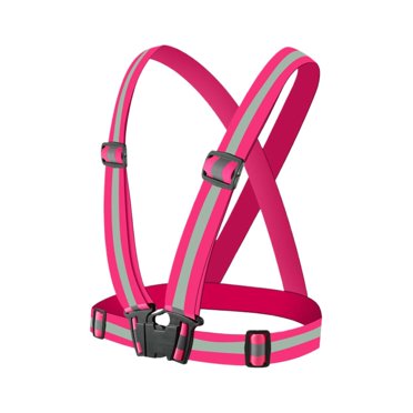 Athletic Works Neon Green LED Adjustable Rope Safety Vest Reflective ...