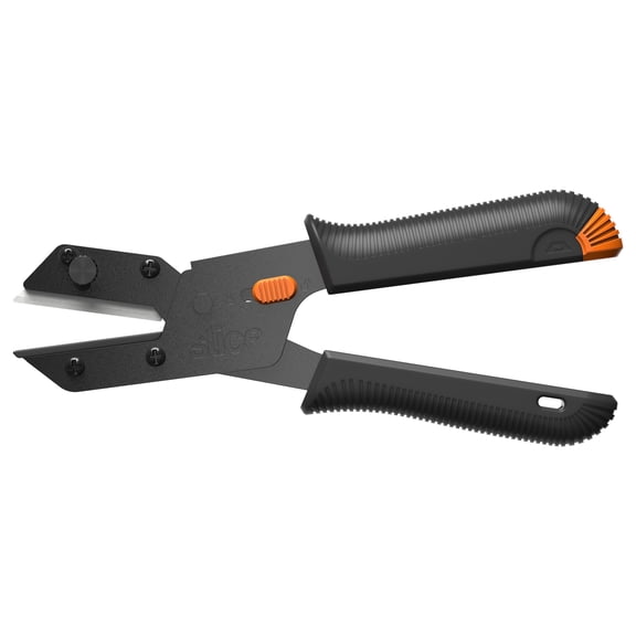 Slice 10479 Edge Utility Cutter | Industrial Grade, Steel Handle, Soft Grips, Ceramic Blade, Finger Friendly | Lasts 11x Longer than Metal