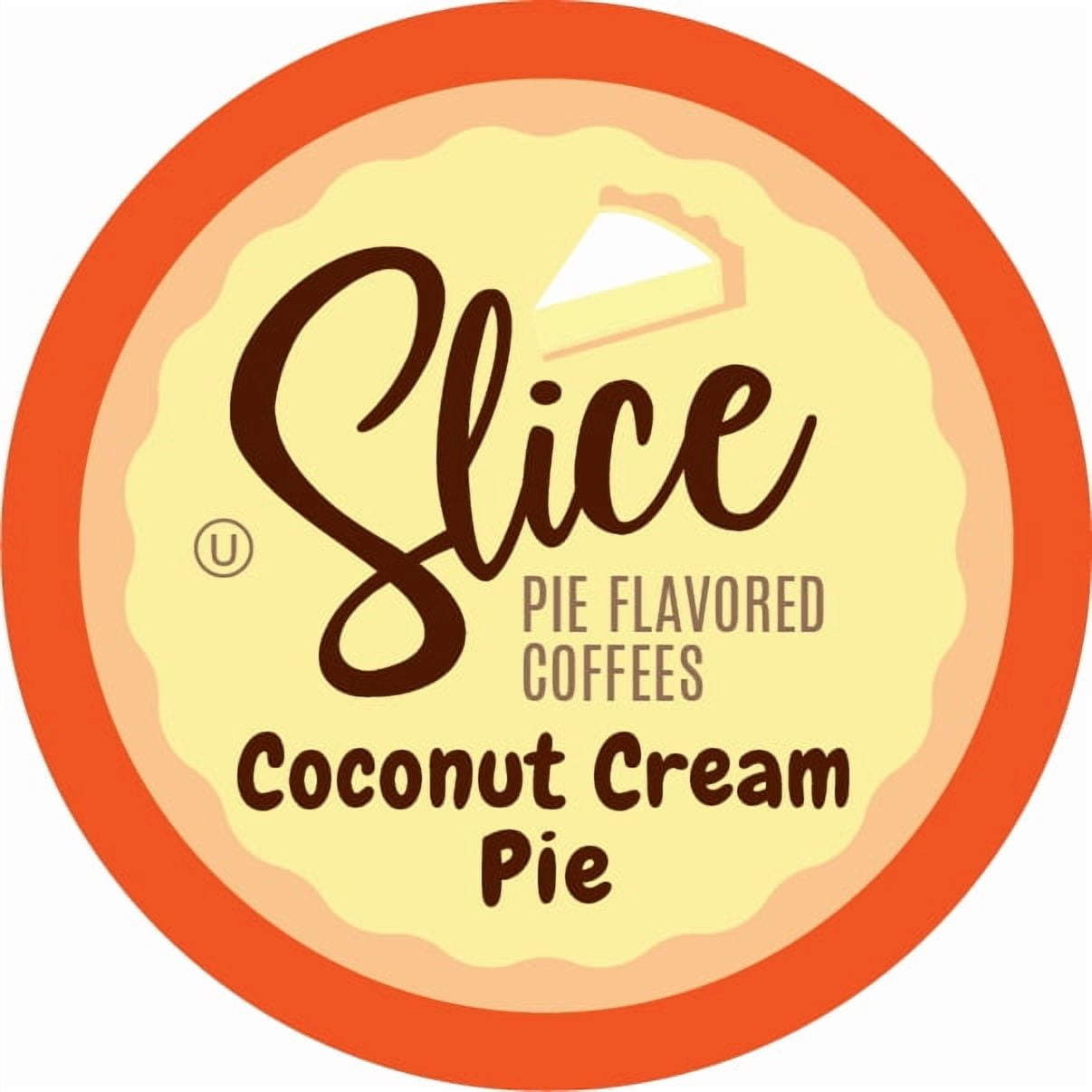 Slice Coffee Coconut Cream Flavored Coffee Pods for Keurig tea pods Brewers, 40 Count