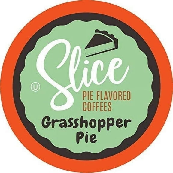 Slice Coffee Grasshopper Pie Flavored Coffee Pods for Keurig tea pods Brewers, 40 Count