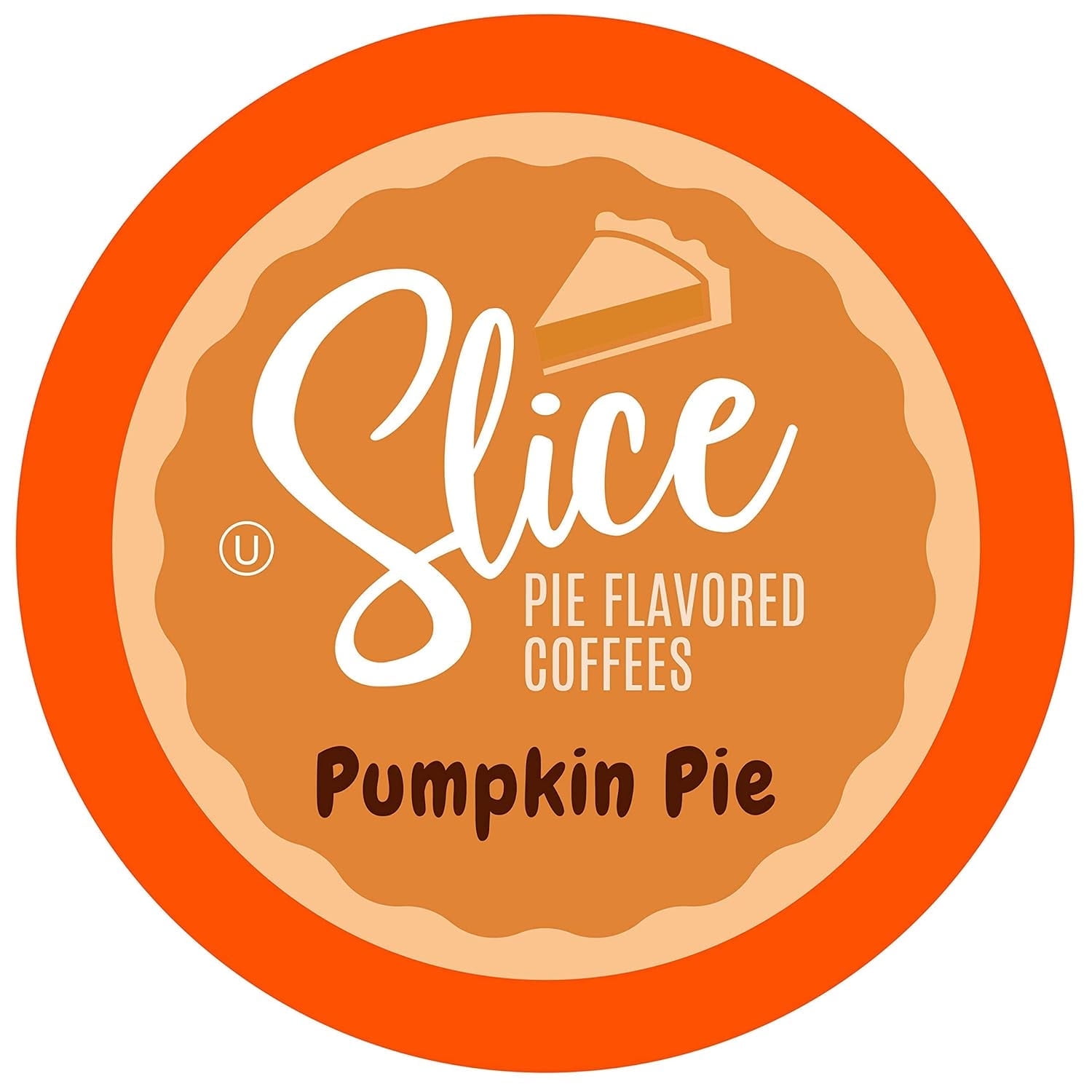 Slice Coffee Pumpkin Pie Flavored Coffee Pods for Keurig tea pods Brewers, 40 Count