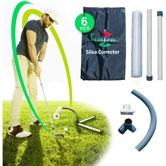 Slice Corrector  Updated Portable Golf Swing Trainer, Lightweight Practice Aid for Beginners & Pros, A Must-Have Golf Training Aid