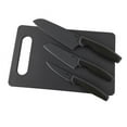 thumbnail image 1 of Slice Craft Cutlery Knife Set with Cutting Board - Black - 4 Piece, 1 of 1