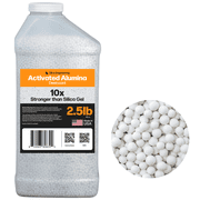 Activated Alumina Desiccant Beads 2.5lb | 10X More Powerful | Infinitely Rechargeable | Made in the USA [Slice Engineering]