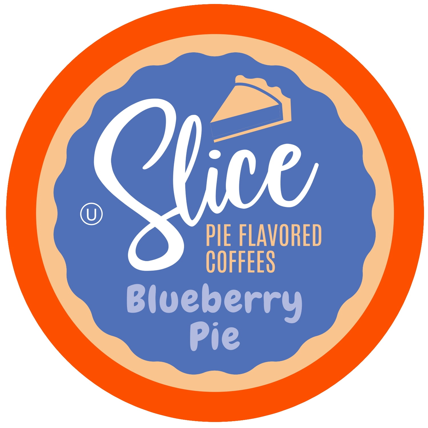 Slice Flavored Coffee Pods for Keurig 2.0 Brewers, Blueberry Pie, 40
