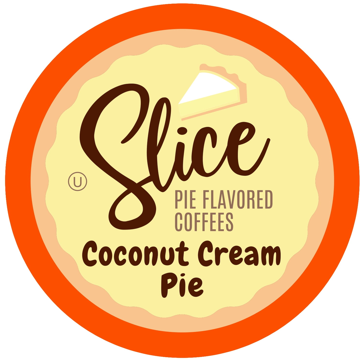 Slice Flavored Coffee Pods for Keurig 2.0 Brewers,Coconut Cream Pie, 40