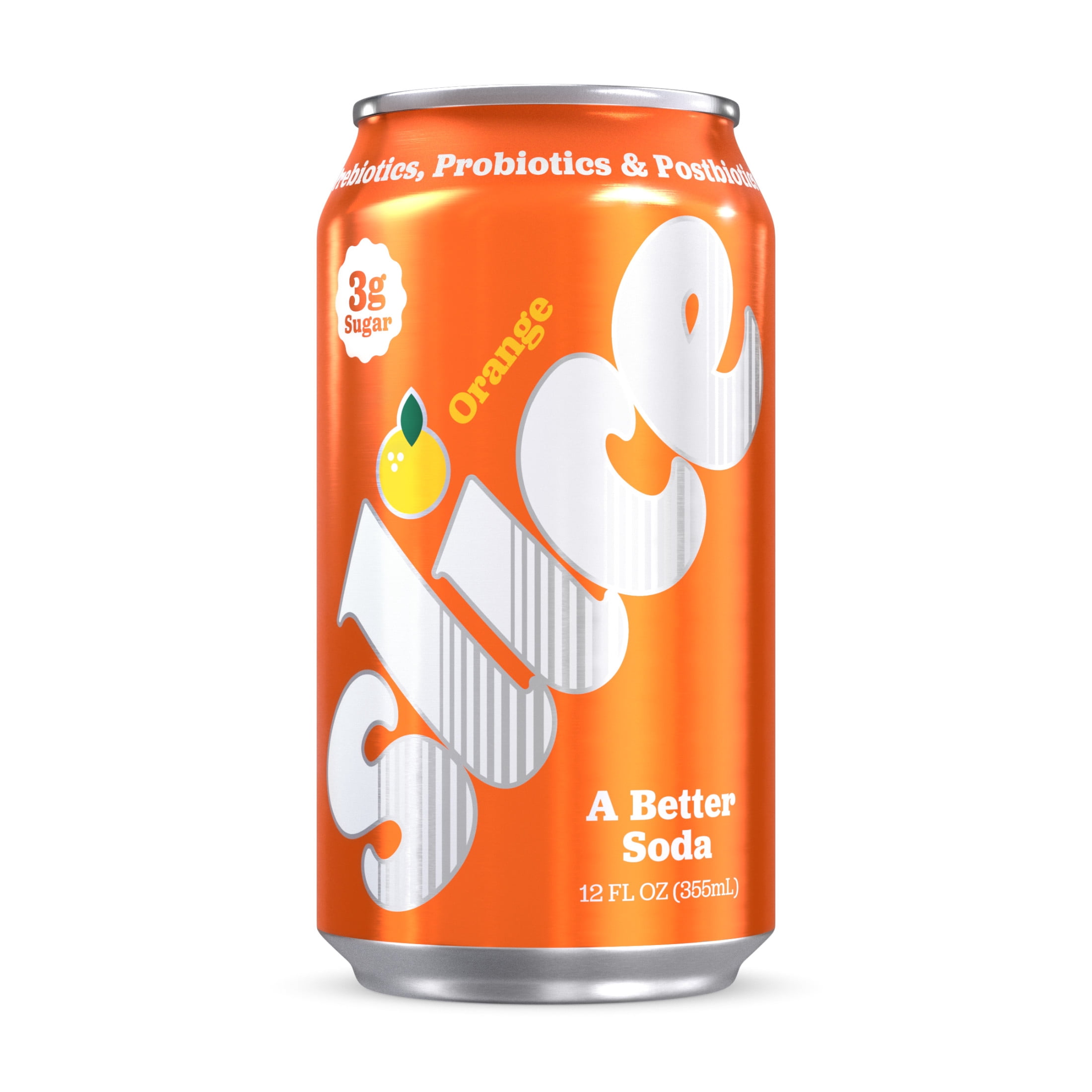 Slice Orange Healthy Soda, 12oz Can