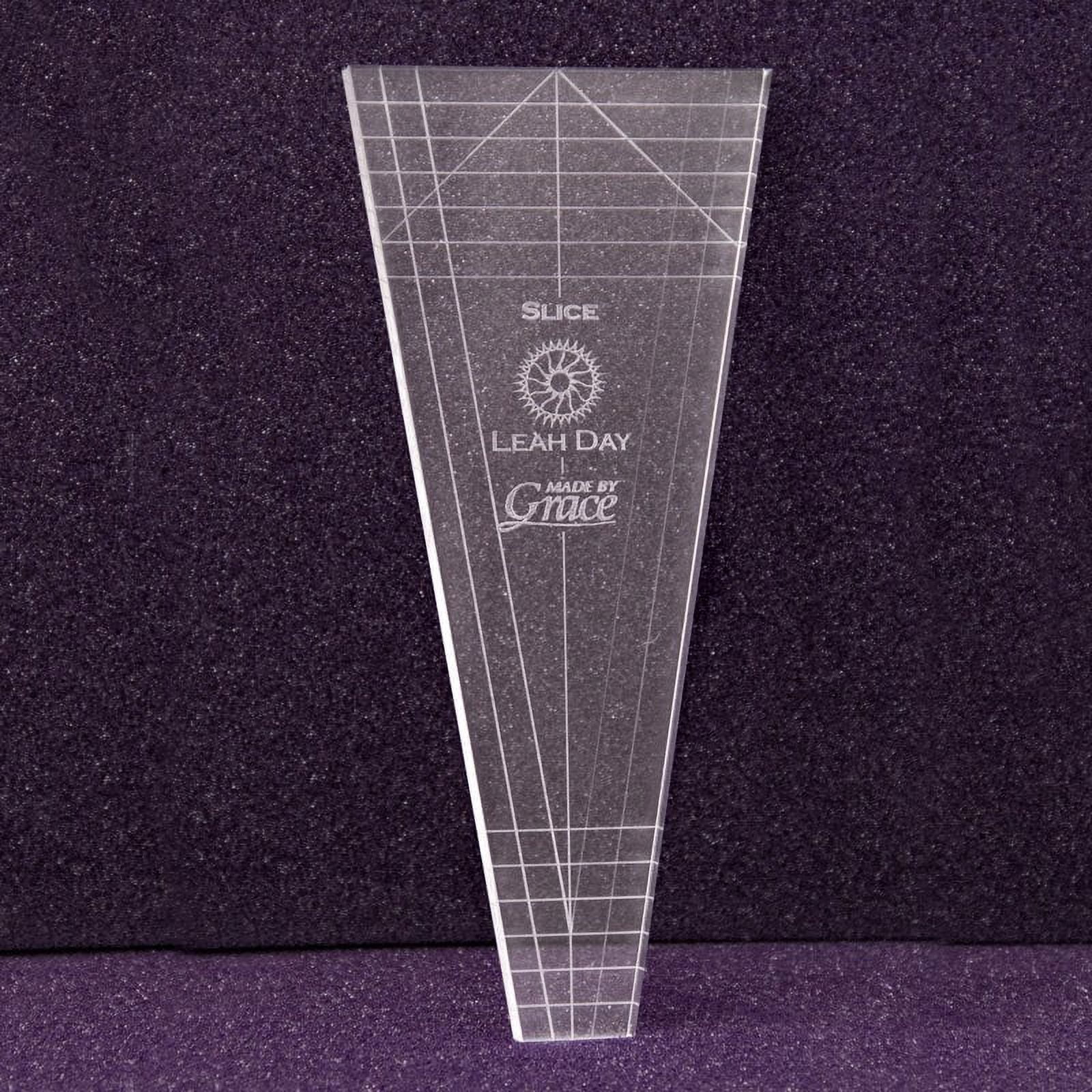 1/8" Slice Ruler for Deep Curves - Quilting Ruler for Domestic Sewing Machines by Grace Company
