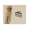 thumbnail image 1 of Slice of Cake Rubber Stamp for Scrapbooking Crafting Stamping - Small 3/4 Inch, 1 of 7