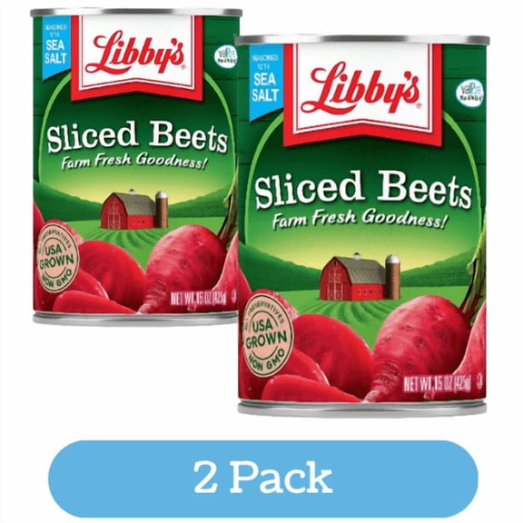 Sliced Beets, Canned Vegetables, 15 oz (2 Pack)