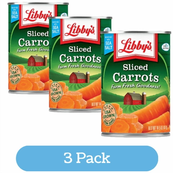 Sliced Carrots, 14.5 oz. (3 Pack)