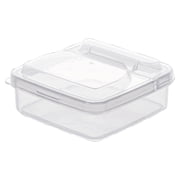 Sliced Cheese Container for Fridge,Airtight Sliced Cheese Box with Flip Lid,Plastic Butter Block Cheese Storage Box,Transparent Small Food Container for Cheese, Butter & Small Snack,Clear