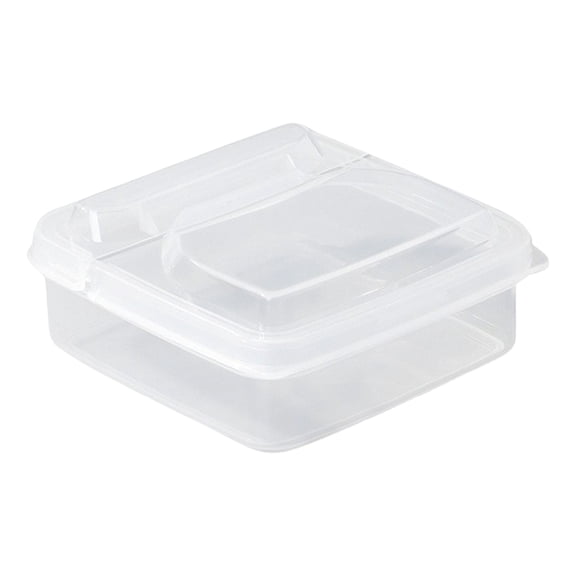 Sliced Cheese Holder, Airtight Storage Container, Sliced Cheese Container for Fridge, Clear Plastic Butter Block Cheese Slice Storage Box with Hinged Lid for Refrigerator Food Vegetable