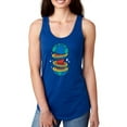 thumbnail image 1 of Sliced Earth Racerback Tank Women -Smartprints Designs, Female XX-Large, 1 of 4