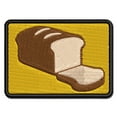 thumbnail image 1 of Sliced Loaf of Bread Applique Multi-Color Embroidered Iron-On Patch - 3 Inch Medium, 1 of 5