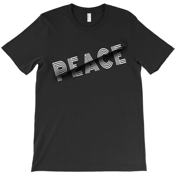 Sliced Peace Funny Holiday Graphic H8793 T-Shirt, for Men and Women, Up to Size 5XL