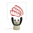 thumbnail image 1 of Sliced Raw Fish Cutting Food Memo Holder Cartoon Animal Panda Stand Decoration, 1 of 3
