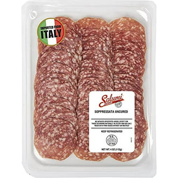 Sliced Soppressata, Salumi Italiani (4 pack)