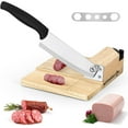 Slicer Beef Jerky Cutter with Built-in Knife Sharpener Manual Meat ...