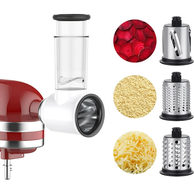 Slicer Shredder Attachment for KitchenAid Stand Mixers, Vegetable for