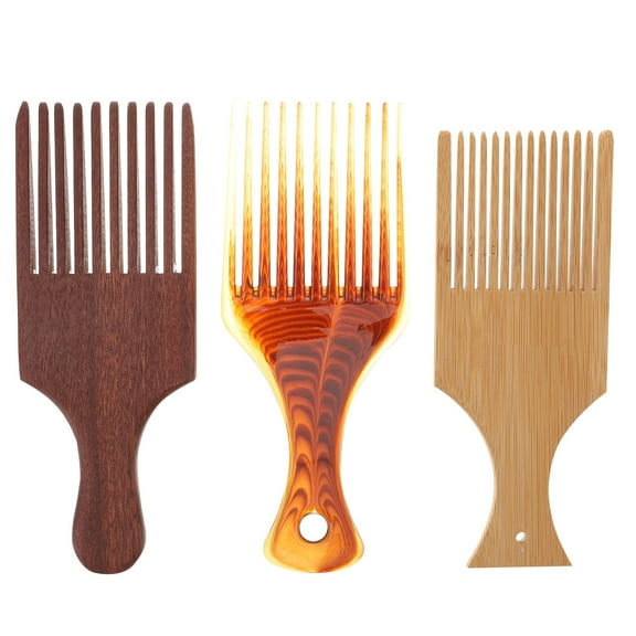 UEETEK Wide Comb for Hair Use with Extra Spaced Teeth Great for Detangling Long Thick Hair in Assorted Color Plastic