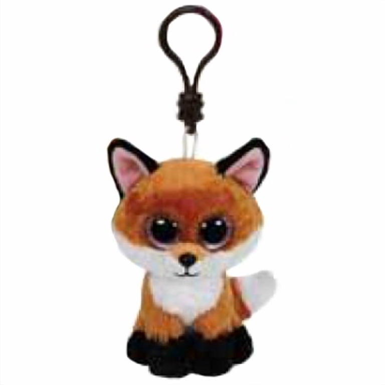 Ty Beanie Boo Sparkles il delfino rosa - *Chiave a clip* (4,5