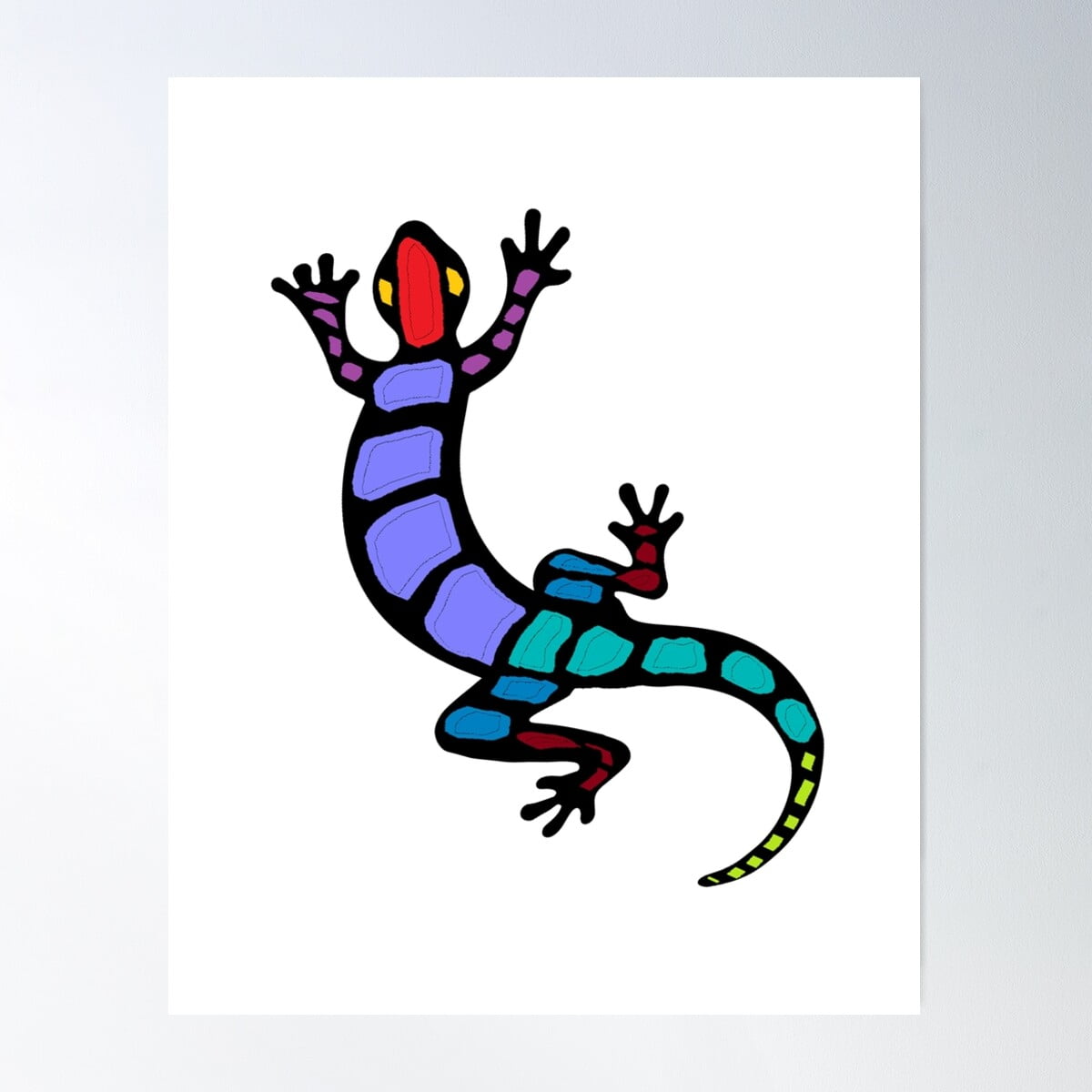 Slick Moves Poster Wall Art, Modern Wall Decor For Living Room Bedroom ...