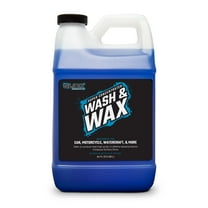 Slick Products Wash & Wax 64-oz Foam Shampoo Cleaning Solution, for Car, Truck, RV, Boat, & More