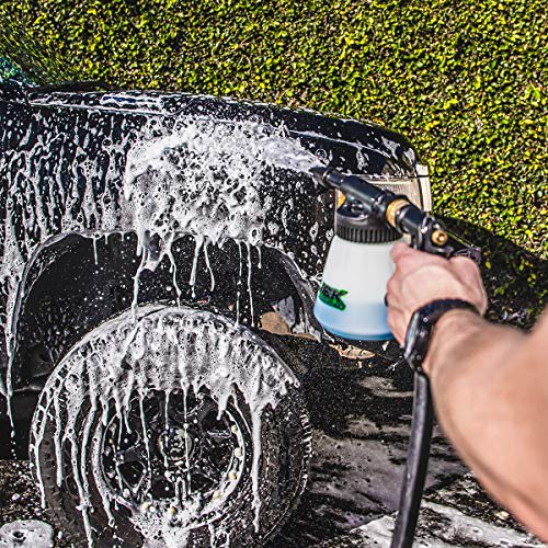Slick Products Wash & Wax (64 oz.) + Garden Hose Foam Gun Bundle