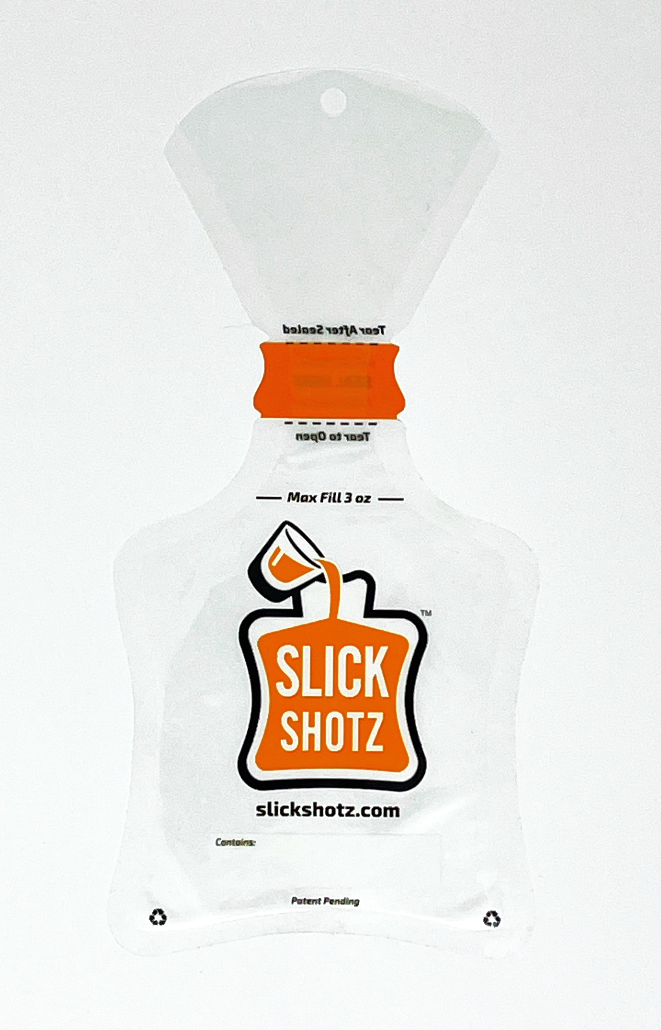 Slick Shotz 25 Pack Hidden Alcohol Shot, 3oz Durable Liquor Flasks