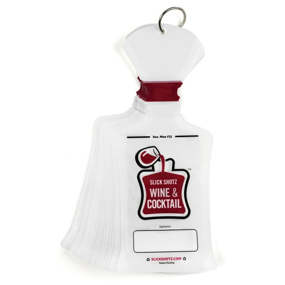 Slick Shotz 25 Pack - 6oz Wine & Cocktail Flasks