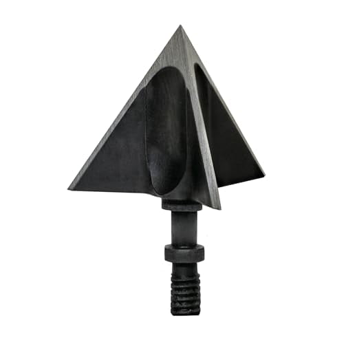 Slick Trick SS3 3-Blade 1-Piece Machined Broadhead, 1 1/8" Cutting Diameter, Chisel Tip, Durable and Accurate (21STSS3)