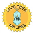 thumbnail image 1 of Slick Woody's 30" Good Times and Tan Lines Underwater Pool Mat Tattoo in Orange, 1 of 3