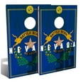 thumbnail image 1 of Slick Woody's 36" Tailgate Nevada State Flag Cornhole Board Set in Multi-Color, 1 of 2