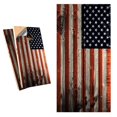 thumbnail image 1 of Verticle American Flag Cornhole Board Wrap Set, 1 of 2