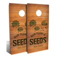 thumbnail image 1 of Slick Woody's Backyard Sunflower Seed Crate Cornhole Board Set in Natural, 1 of 1