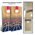 thumbnail image 1 of Slick Woody's Backyard Washington Basketball Cornhole Board Set in Multi-Color, 1 of 1