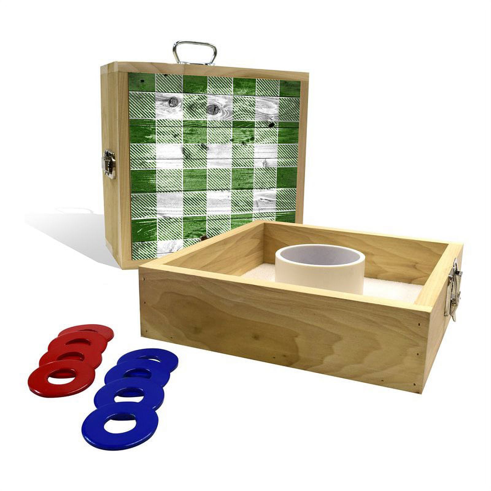 Slick Checker Pattern Slick Woody's Country Living Checker Pattern Wood Washer Toss Game in ...