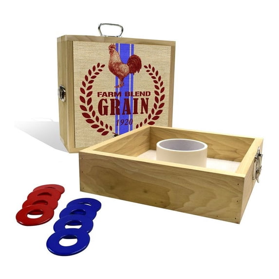 Slick Woody's Country Living Grain Seed Sack Washer Toss Game in Multi-Color
