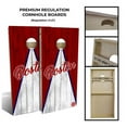 thumbnail image 1 of Slick Woody's Regulation Boston Triangle Baseball Cornhole Board Set in Red, 1 of 1