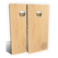 thumbnail image 1 of Slick Woody's Regulation Butternut Wood Cornhole Board Set in Natural (8 Bags), 1 of 2