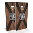 thumbnail image 1 of Slick Woody's Regulation Florida State Flag Vintage Cornhole Board Set in Brown, 1 of 2