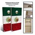 thumbnail image 1 of Slick Woody's Regulation Mexico Flag Cornhole Board Set in Multi-Color (8 Bags), 1 of 1