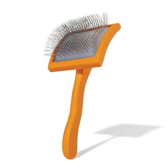 Slicker Brush for Dogs, Goldendoodle Brush for Fluff  Routine Essential for Poodles, Bernedoodles & Long Haired Breeds, Gentle Dematting & Easy-Clean Bristles  Skip the Groomer